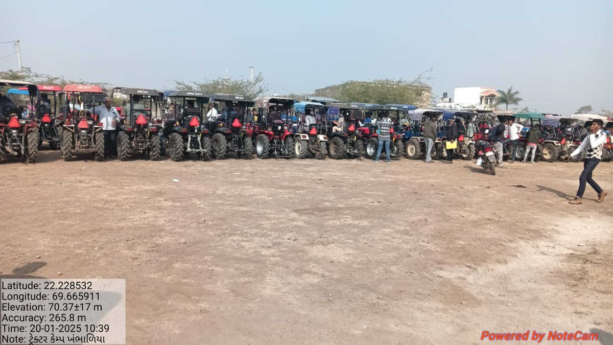 DdoDwarka's tweet photo. AGR -50 યોજના હેઠળ ટ્રેકટર વેરિફિકેશન કેમ્પ  વ્યક્તિગત સહાય 45000-60000  જિલ્લાનો લક્ષ્યાંક 1920 ભૌતિક તથા 960 લાખ નાણાકીય  સહાય.@CMOGuj https://t.co/oQR7uoerg8