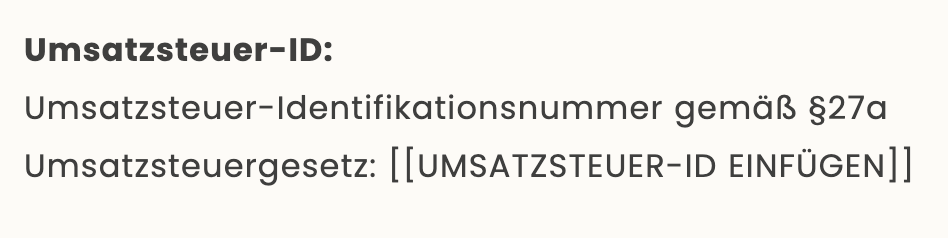 sid_summons's tweet photo. @TripChocGaming du musst die USt-IdNr auch noch ins Impressum packen 😶‍🌫️ https://t.co/nxiFURnS9B