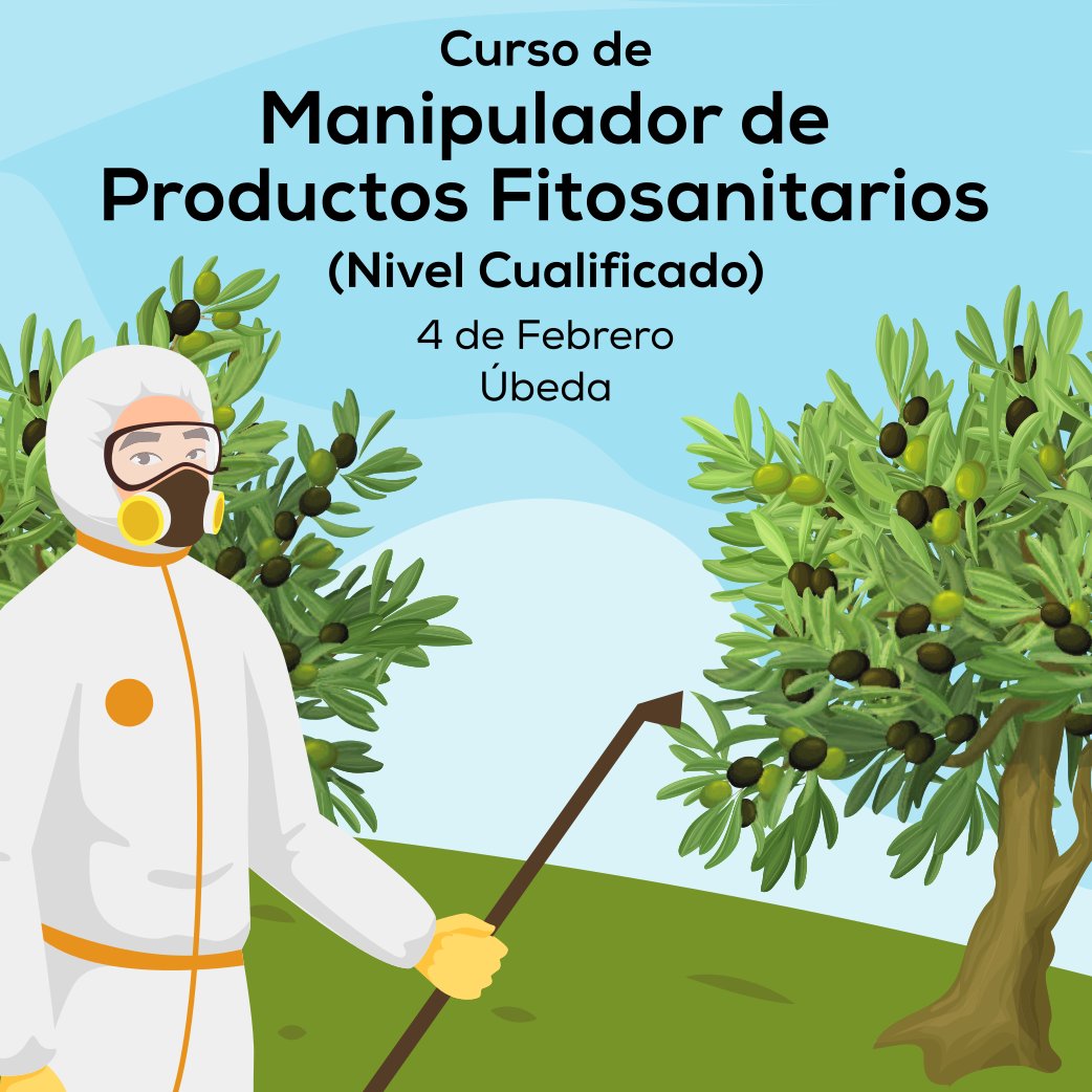 Curso de Manipulador de Productos Fitosanitarios (Nivel Cualificado) el 4 de Febrero en Úbeda. Para más información llámenos al 953 79 50 15 o visítenos en Avenida de la Libertad 50. Úbeda.

grupoforma.org/es/g-8688/mani…

#curso #Úbeda #Jaén #Fitosanitarios