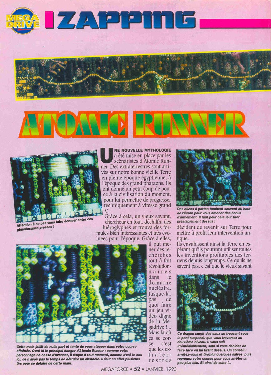 AllmightoFranky's tweet photo. #Nostalgeek on poursuit le feuilletage du #MegaForce 13 de janvier 1993!Toujours les tests avec #AtomicRunner sur la #Megadrive et #BatmanReturns sur la #MasterSystem!! #retro #retrogaming #oldschool #80s #90s 1/5 https://t.co/OeIIIUJ6t8