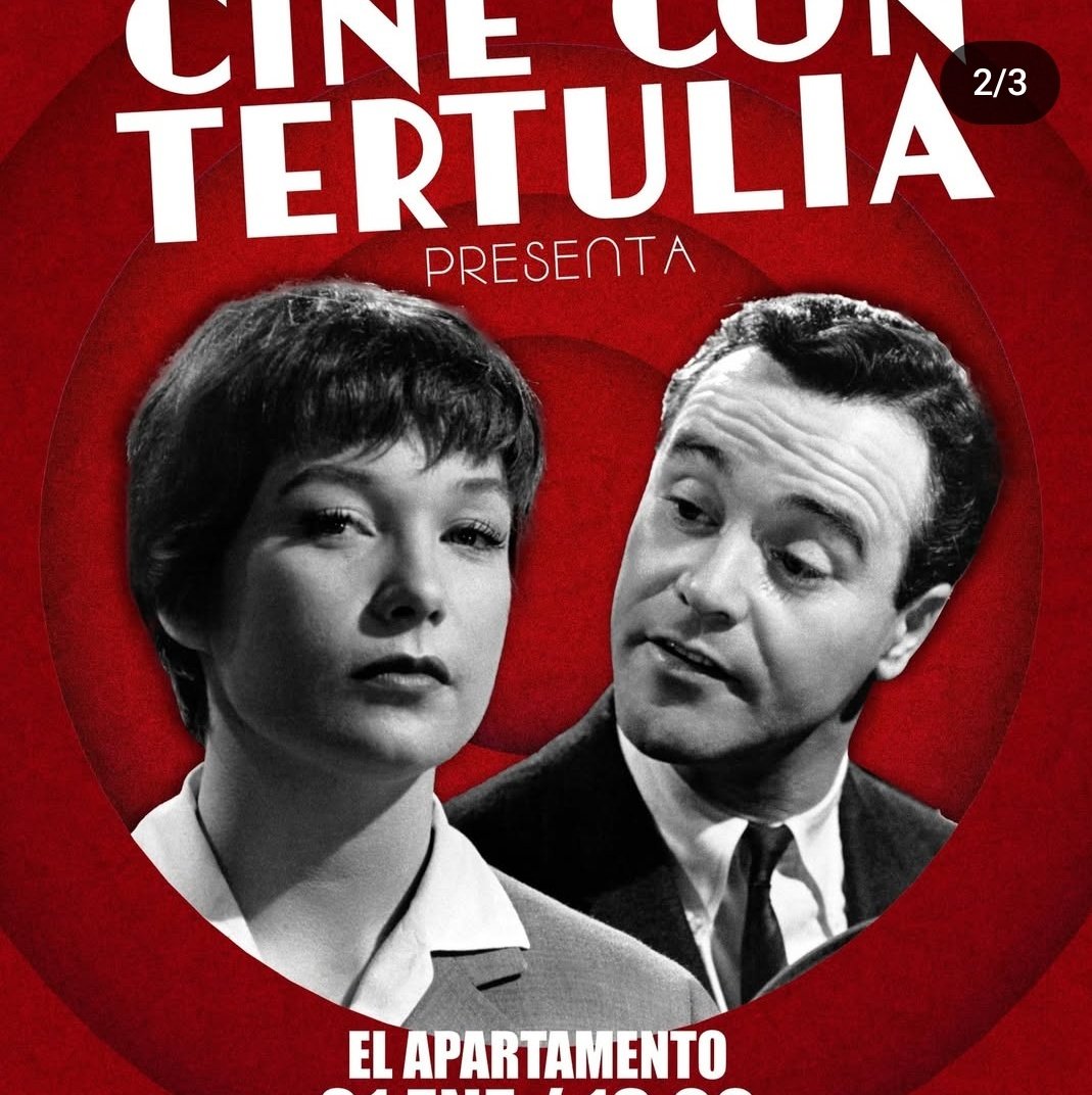 JLabordaBarcelo's tweet photo. Mañana tendre estr placer: 
EL APARTAMENTO (Billy Wilder, 1960).
Ven a verla el martes 21 enero, 19:00h., en @CineEmbajadores Río, C/ Ercilla 53.
Y después, coloquio con @JLabordaBarcelo, novelista, ensayista y crítico cinematográfico.
Entradas: https://t.co/sCUzZJabk1… https://t.co/bzE13hEjxb