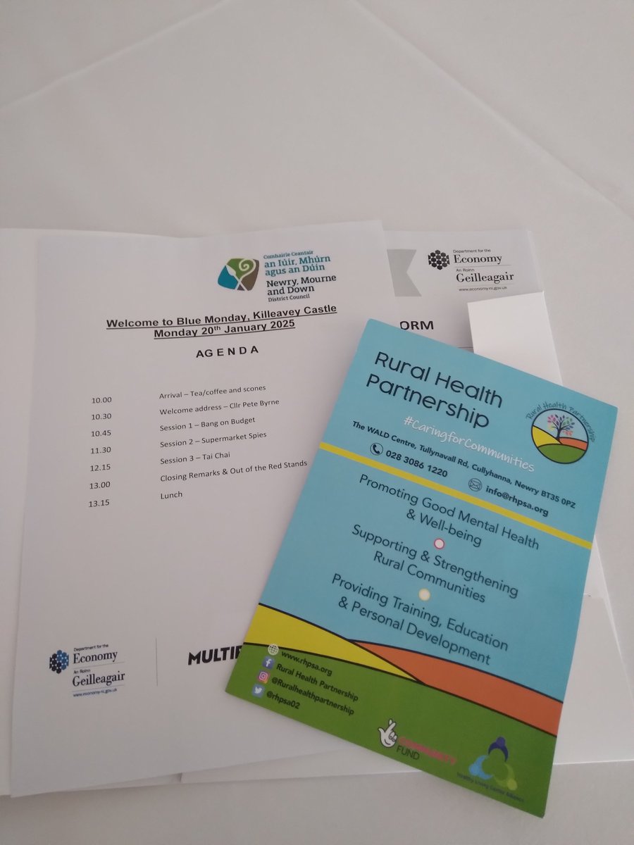 Looking forward to the "Blue Monday at Killeavy Castle" with <a href="/nmdcouncil/">NewryMourneDown</a> and <a href="/peterbyrnejnr/">Pete Byrne</a>. On such a beautiful sunny morning in South Armagh. 
#BlueMonday 
#supportingcommunities