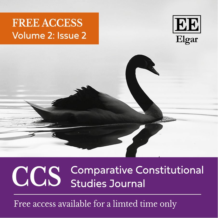 Elgar Law (@elgar_law) on Twitter photo OUT NOW: We are pleased to announce the publication of volume 2, Issue 2 of CCS edited by <a href="/Adrienne_Stone1/">Adrienne Stone</a> and Lael K Weis. To celebrate, we’re offering free access for a limited time. Click here to download and read for free elgaronline.com/view/journals/… OUT NOW: We are pleased to announce the publication of volume 2, Issue 2 of CCS edited by <a href="/Adrienne_Stone1/">Adrienne Stone</a> and Lael K Weis. To celebrate, we’re offering free access for a limited time. Click here to download and read for free elgaronline.com/view/journals/…