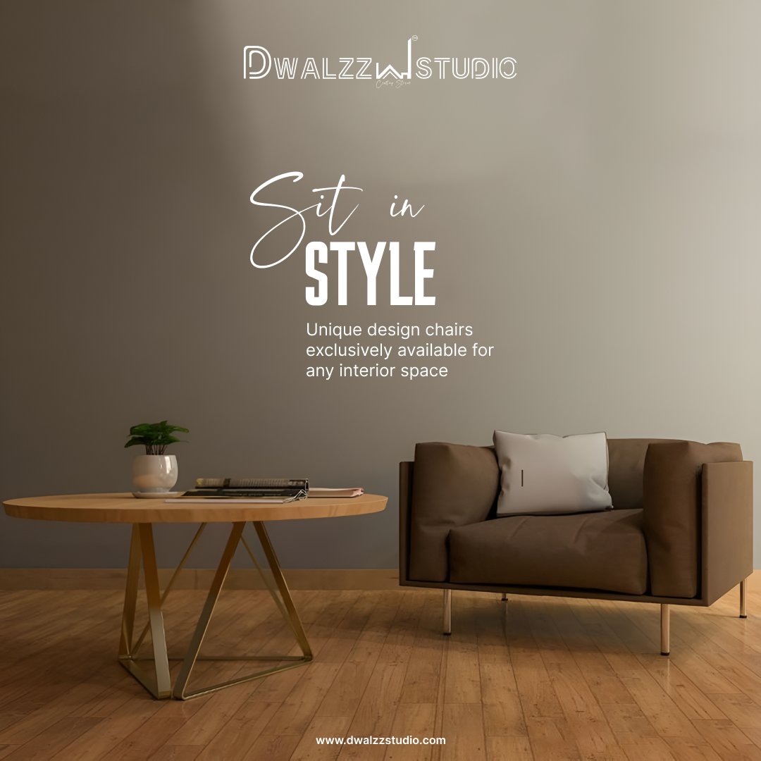 ✨ Sit in Style with Unique Design Chairs! ✨
Add elegance and comfort to any interior space with our exclusive chair collection. Perfect for homes or offices!
📞 +91 74838 40466
🌐 dwalzzstudio.com
#UniqueDesignChairs #InteriorDesign #DwalzzStudio #FurnitureInspo