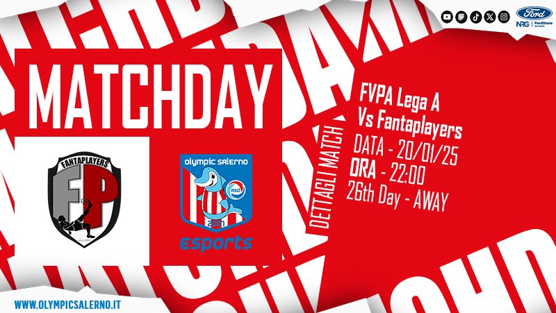 🔜 #Today

<a href="/FVPA_net/">FVPA.net 🇮🇹</a> [Lega A]
🗓 26th Day ✈️
🆚 <a href="/fantaplayers/">FC Fantaplayers</a>
⌚ 22:00

#GoOSE ⚪🔴