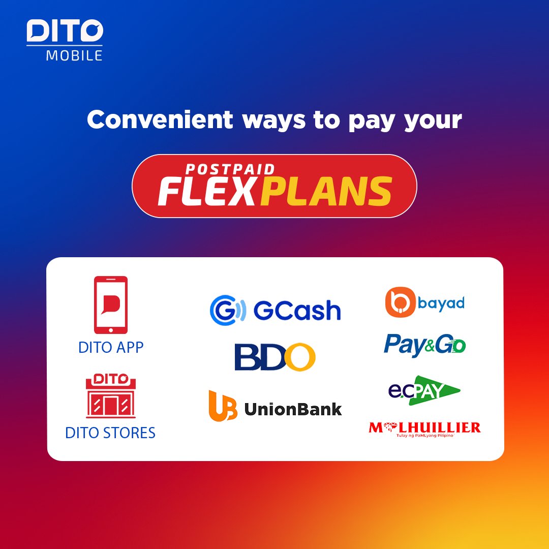 DITOphofficial's tweet photo. Here’s how you can view your latest FLEXPlan billing statement using the DITO App!
#DITOTelecommunity #DITOPostpaid #DITOFLEXPlan https://t.co/vvkM8jhC3d