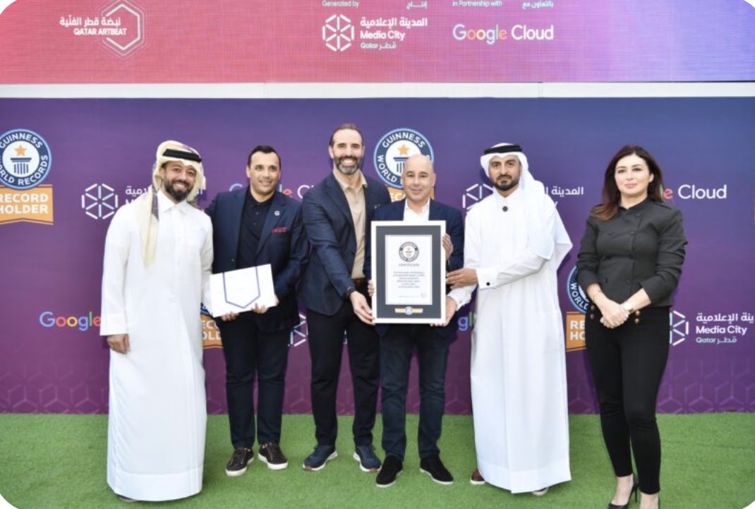 Oryx FM (@oryxfm) on Twitter photo Qatar Media City entre dans le livre des records Guinness grâce à l'initiative “Qatar Art Pulse”. <a href="/MediacityQa/">Media City Qatar</a> Qatar Media City entre dans le livre des records Guinness grâce à l'initiative “Qatar Art Pulse”. <a href="/MediacityQa/">Media City Qatar</a>