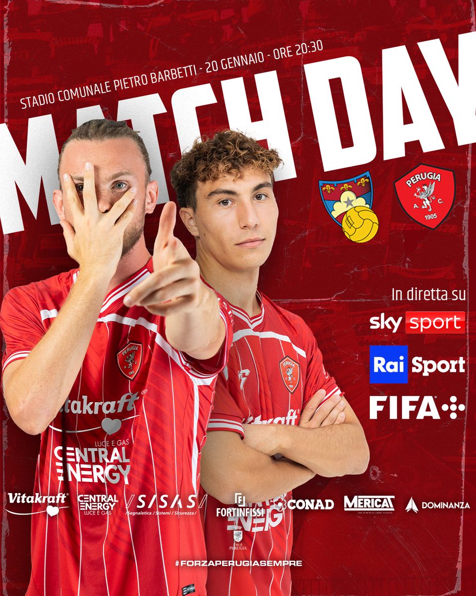 ACPerugiaCalcio's tweet photo. ๐ฃ ๐ด๐ถ๐ต๐ซ๐จ๐ ๐ต๐ฐ๐ฎ๐ฏ๐ป ๐ฅ
โฝ๏ธ #GubbioPerugia
โฐ 2๏ธโฃ0๏ธโฃ:3๏ธโฃ0๏ธโฃ
๐ #Barbetti
๐บ @SkySport @NOWTV_It @RaiSport @_FIFAPlus
๐๐๐๐๐ ๐๐๐๐
๐! โช๏ธ๐ด
#forzaperugiasempre #GUBPER @seriecofficial https://t.co/8lOPgJYNrN