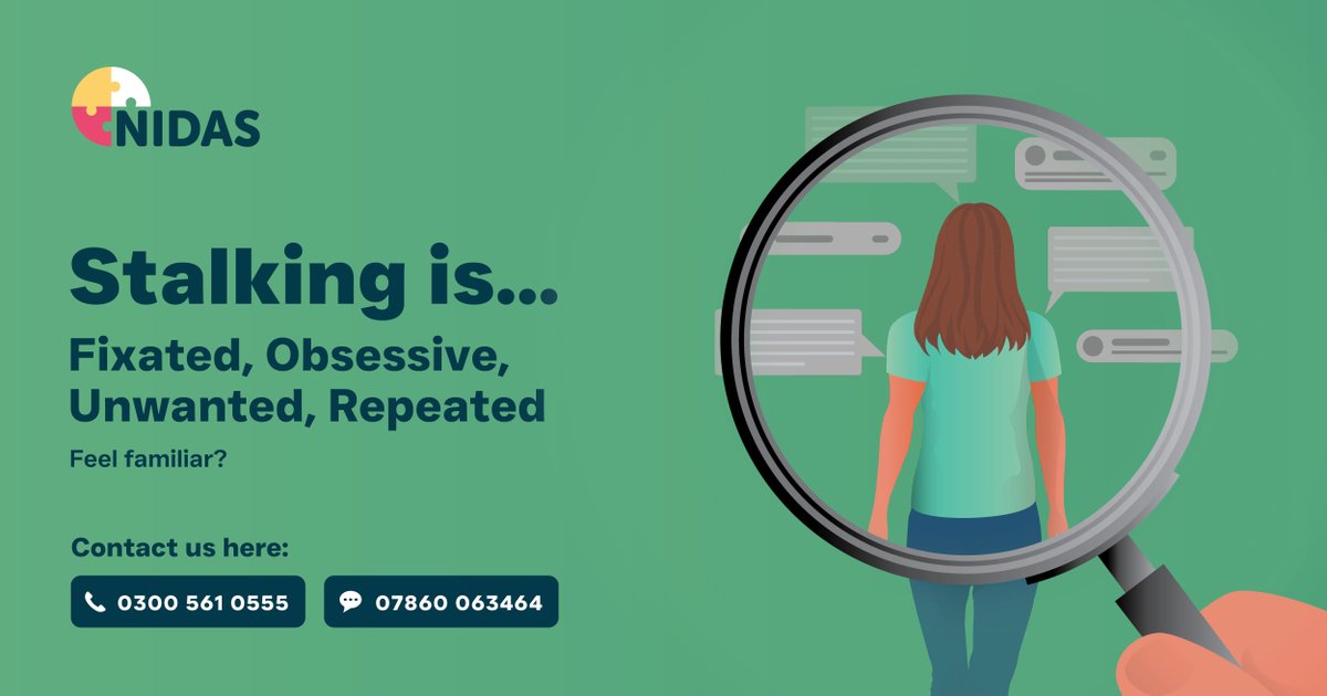 Stalking &amp; harassment can happen to anyone. Incidents might go unnoticed or seem small. However, when combined, they form a pattern of behaviour – FOUR.

• Fixated
• Obsessive 
• Unwanted 
• Repeated

Feel familiar? 

nidasnorfolk.co.uk/what-is-stalki…