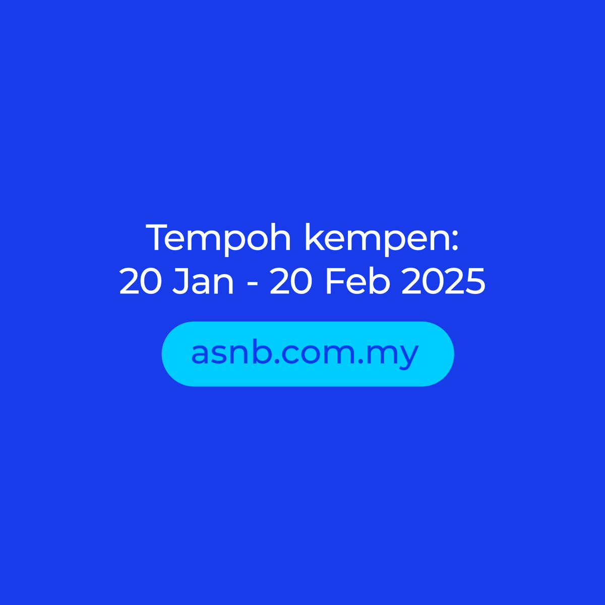 ASNBmy_official's tweet photo. Ceriakan 2025 anda dengan Ria di myASNB!

Tambah pelaburan minimum RM100 dalam mana-mana portfolio Ria menerusi Auto Labur atau tunai di myASNB untuk peluang menang Touch 'n Go PIN sehingga RM50! 💸

Mudah je, hanya perlu tambah, guna kod rujukan RIACERIA, dan kekalkan pelaburan Ria anda! 

Tertakluk terma & syarat - https://t.co/3IcuD91qyw