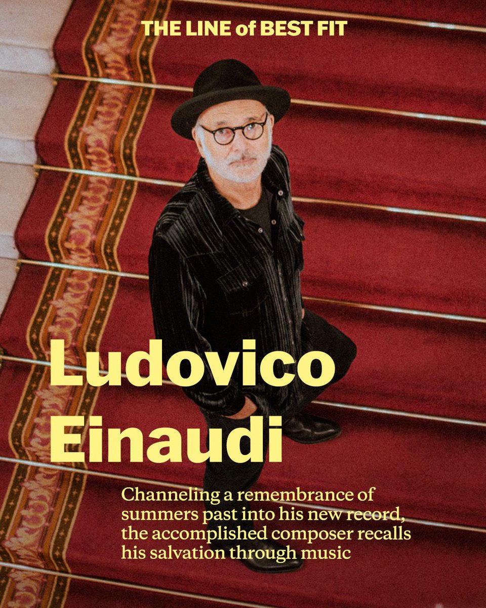 THE LINE of BEST FIT (@bestfitmusic) on Twitter photo "The inner clock started to have an effect on me": Channeling a remembrance of summers past into his new record Summer Portraits, <a href="/LudovicoEinaudi/">Ludovico Einaudi</a> tells <a href="/herselfportrait/">Sophie Leigh Walker</a> about music as salvation for this week's cover feature buff.ly/3WtkQem "The inner clock started to have an effect on me": Channeling a remembrance of summers past into his new record Summer Portraits, <a href="/LudovicoEinaudi/">Ludovico Einaudi</a> tells <a href="/herselfportrait/">Sophie Leigh Walker</a> about music as salvation for this week's cover feature buff.ly/3WtkQem