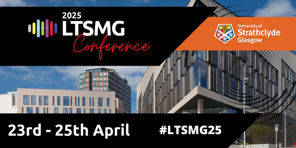 LTSMG (@ltsmg_) on Twitter photo Registration for the 2025 LTSMG Conference <a href="/UniStrathclyde/">University of Strathclyde</a> is now open! Members - Please check your inbox for the registration link. #LTSMG25 Registration for the 2025 LTSMG Conference <a href="/UniStrathclyde/">University of Strathclyde</a> is now open! Members - Please check your inbox for the registration link. #LTSMG25