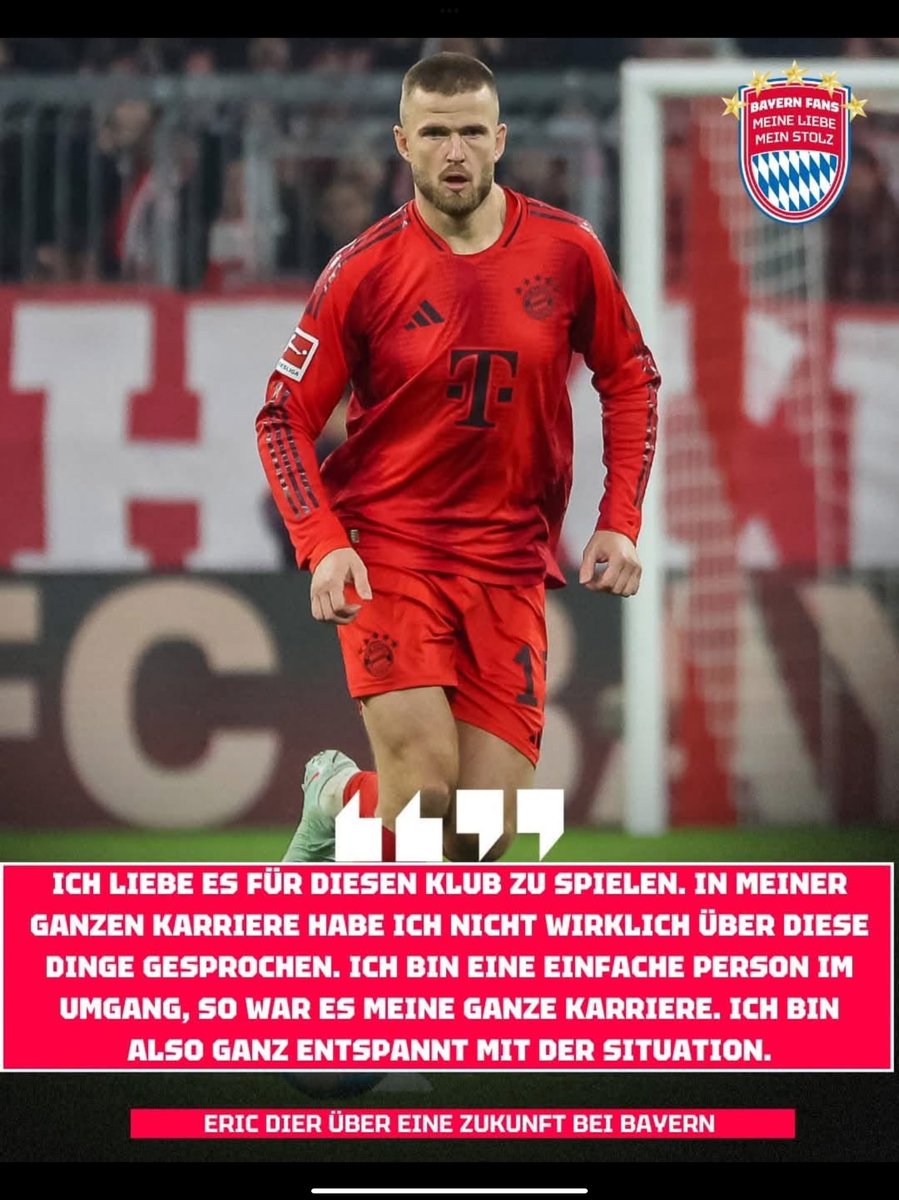 Wir sollten mit #Dier verlängern. Es wird kaum ein besserer und mannschaftsdienlicherer Backup zu finden sein.