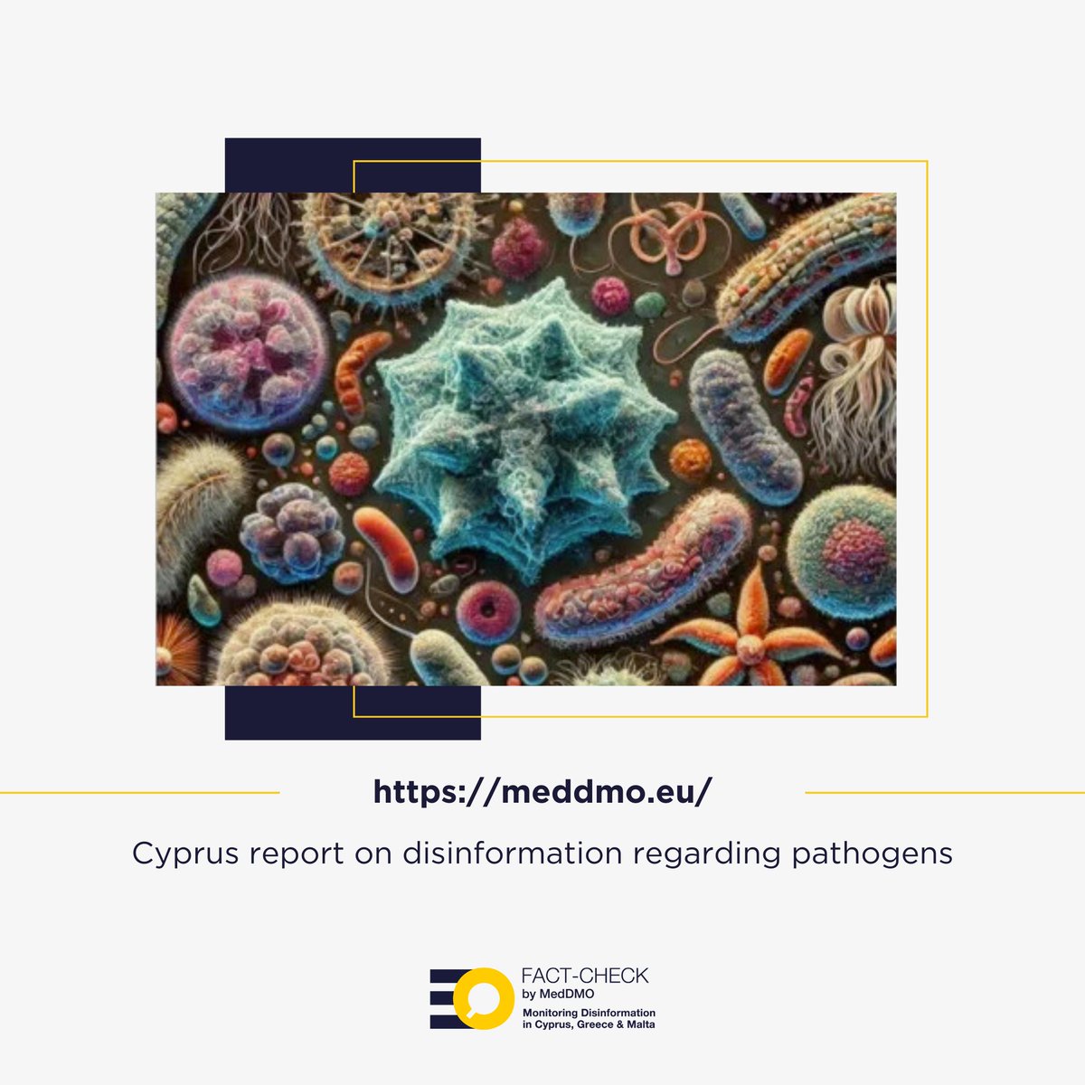 A recent report by <a href="/FactCheckCyprus/">Fact-Check Cyprus</a> and <a href="/CyUniTech/">Cyprus University of Technology</a> highlights the spread of conspiracy theories in Cyprus, falsely claiming that Ukrainian laboratories are conducting pathogen research. These unsubstantiated claims appear to be an attempt to justify Russia's invasion of Ukraine.