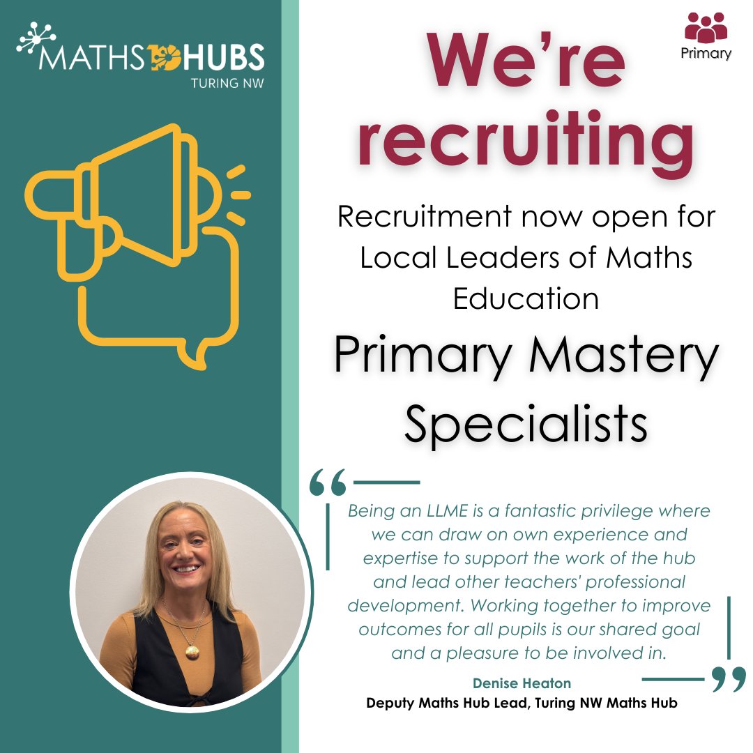 2025/26 Leadership Development Programmes are open!

To apply and find out more information following this link ncetm.org.uk/maths-hubs/abo…