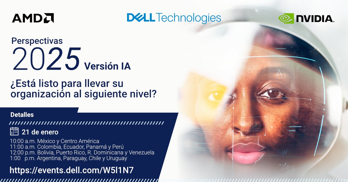 Vict0r_Pascual's tweet photo. ¿Listo para transformar tu organización 🙌? 

Ven a descubrir las tendencias en #AI que serán clave este año 🧠. 

Regístrate gratis aquí: https://t.co/ikzvifO9OM #iwork4dell https://t.co/NB3o7tc9qk
