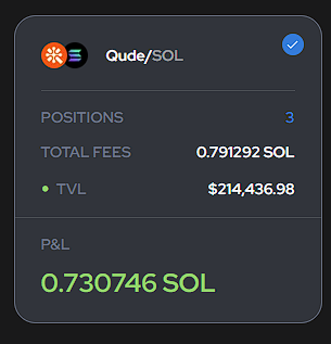 _enftree's tweet photo. 🧵 Pro Tip: DLMM Multiday Risk Management Thread 📉💡

Ever wondered how we handle those massive dips with the DLMM Multiday strategy? Other than the trusty "-74% Bid Ask" that miraculously works, we’ve added even more rules, thanks to @foxtroteth. Here's how we manage the risk. 👇

For positions that Out Of Range below -74%, we can add another 50% position below that threshold. This means the max drawdown we’ll go for is -87%. (Fingers crossed, it doesn't go below that!) 🙏

But here's the burning question: Do we ever cut our losses? 🤔 
In normal circumstances, yes, we'd cut at -74%. BUT, we have a strategy if we choose not to cut under two conditions:

Condition 1: The market cap of the token is still > 4M (or ideally > 6M). Just like the Multiday bot, we filter tokens with a market cap over 4M. 💸

Condition 2: Volume is still decent, meaning the token is still actively trading (printing). 📈 If this checks out, we're good to go.

A recent example: $Qude. It dipped to -85%, but still met both conditions — market cap >4M and strong volume. So I added a 3rd position, bringing it down to a max -87%. 🔥
After the dip, the token bounced back and hit my original range! 🎉 

Another win under our belt! Not a huge gain, but considering the crazy drop, we didn't lose anything.

The key to risk management? Stick to the rules — market cap over 4M, volume is solid, and only then do we double down. The strategy works, and even in wild dips, we minimize losses. 💪