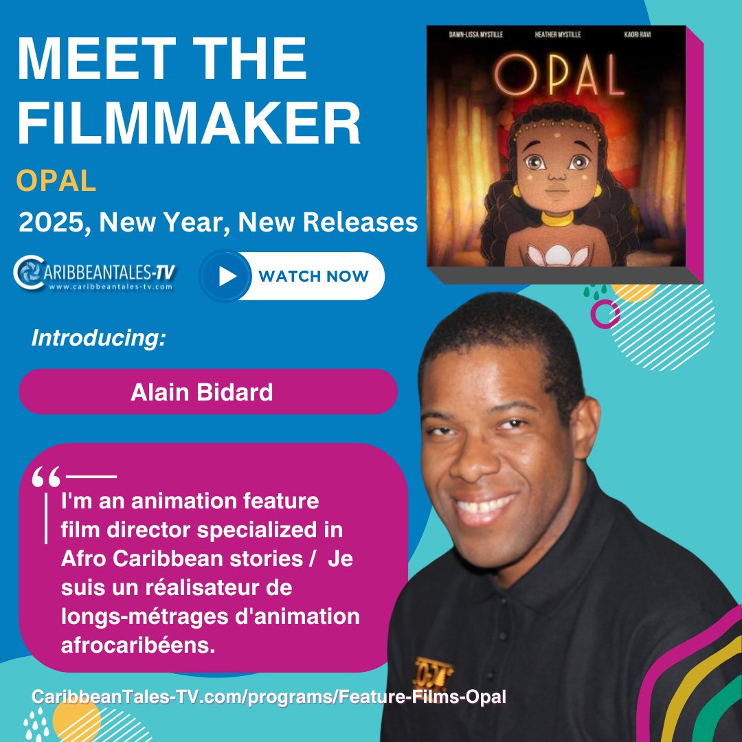 CaribbeanTales (@caribbeantales_) on Twitter photo Meet <a href="/angelking144/">Alain Bidard</a>, an #animation #featurefilm #Director from Martinique specialized in Afro #Caribbean stories. Watch his content including his award-winning film OPAL on CaribbeanTales-TV caribbeantales-tv.com/authors/alain-…!
#subscribe #blackexcellence #WatchNow #caribbeanfilm #indie_anime Meet <a href="/angelking144/">Alain Bidard</a>, an #animation #featurefilm #Director from Martinique specialized in Afro #Caribbean stories. Watch his content including his award-winning film OPAL on CaribbeanTales-TV caribbeantales-tv.com/authors/alain-…!
#subscribe #blackexcellence #WatchNow #caribbeanfilm #indie_anime