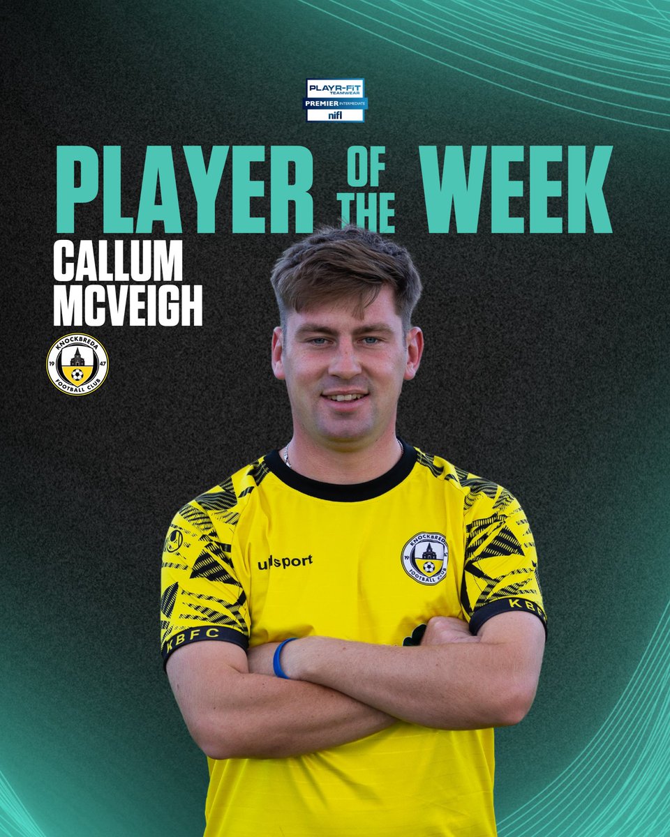 ✅ Goal
✅ Assist
✅ <a href="/KnockbredaFc1/">Knockbreda FC</a> win

Callum McVeigh is your #PlayrFitPIL Player of the Week 🏆