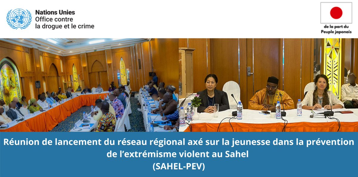 UNODC Terrorism Prevention (@unodc_tpb) on Twitter photo .<a href="/UNODC/">UN Office on Drugs & Crime</a> a lancé le réseau SAHEL-PEV pour l'autonomisation des jeunes de la région du Sahel afin de prévenir l'extrémisme violent, en soutenant le renforcement de la résilience et la promotion de la coopération régionale.
En savoir plus: unodc.org/unodc/en/terro… .<a href="/UNODC/">UN Office on Drugs & Crime</a> a lancé le réseau SAHEL-PEV pour l'autonomisation des jeunes de la région du Sahel afin de prévenir l'extrémisme violent, en soutenant le renforcement de la résilience et la promotion de la coopération régionale.
En savoir plus: unodc.org/unodc/en/terro…
