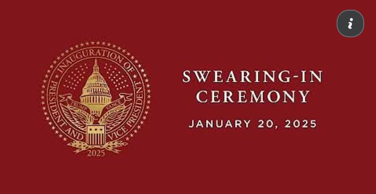 🇺🇲 WATCH LIVE The 60th Presidential Inauguration Ceremony of <a href="/realDonaldTrump/">Donald J. Trump</a> as 47th President of United States of America 🇺🇲 👇
youtube.com/playlist?list=…

#BreakingNews #DonaldTrump
#DonaldTrump2025
#Inauguration2025 #UnitedStates <a href="/DonaldJTrumpJr/">Donald Trump Jr.</a>