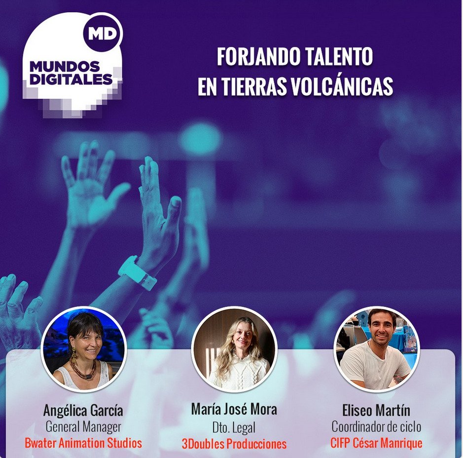 🎮🌋 El CIFP César Manrique estará en <a href="/mundosdigitales/">mundosdigitales</a> el 8 de febrero a las 9:30 en una mesa redonda junto a @Bwater_Studios y <a href="/3DoublesProd/">3 Doubles Producciones</a>
"Forjando talento en tierras volcánicas"
Hablaremos sobre formación en #animación y #videojuegos en Canarias y cómo entrar en la industria