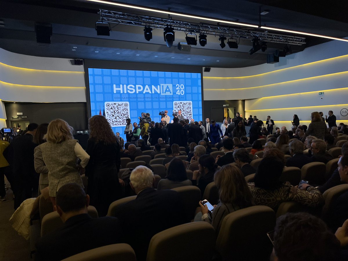 Hoy toca escuchar los planes del gobierno en materia de Inteligencia Artificial en el foro HispanIA 2040