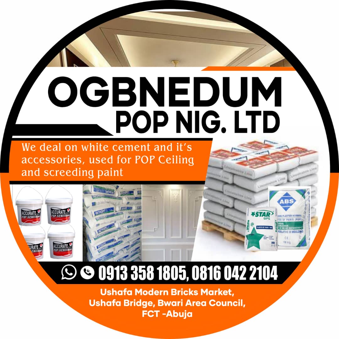klchjstn's tweet photo. Good morning everyone
We are now open to supply you with exclusive materials for your POP CEILING AND SCREEDING..
let's be your sure plug in POP AND SCREEDING MATERIALS..
the beautification of your home is of paramount important to us.. https://t.co/v5N8Kk2yJ1