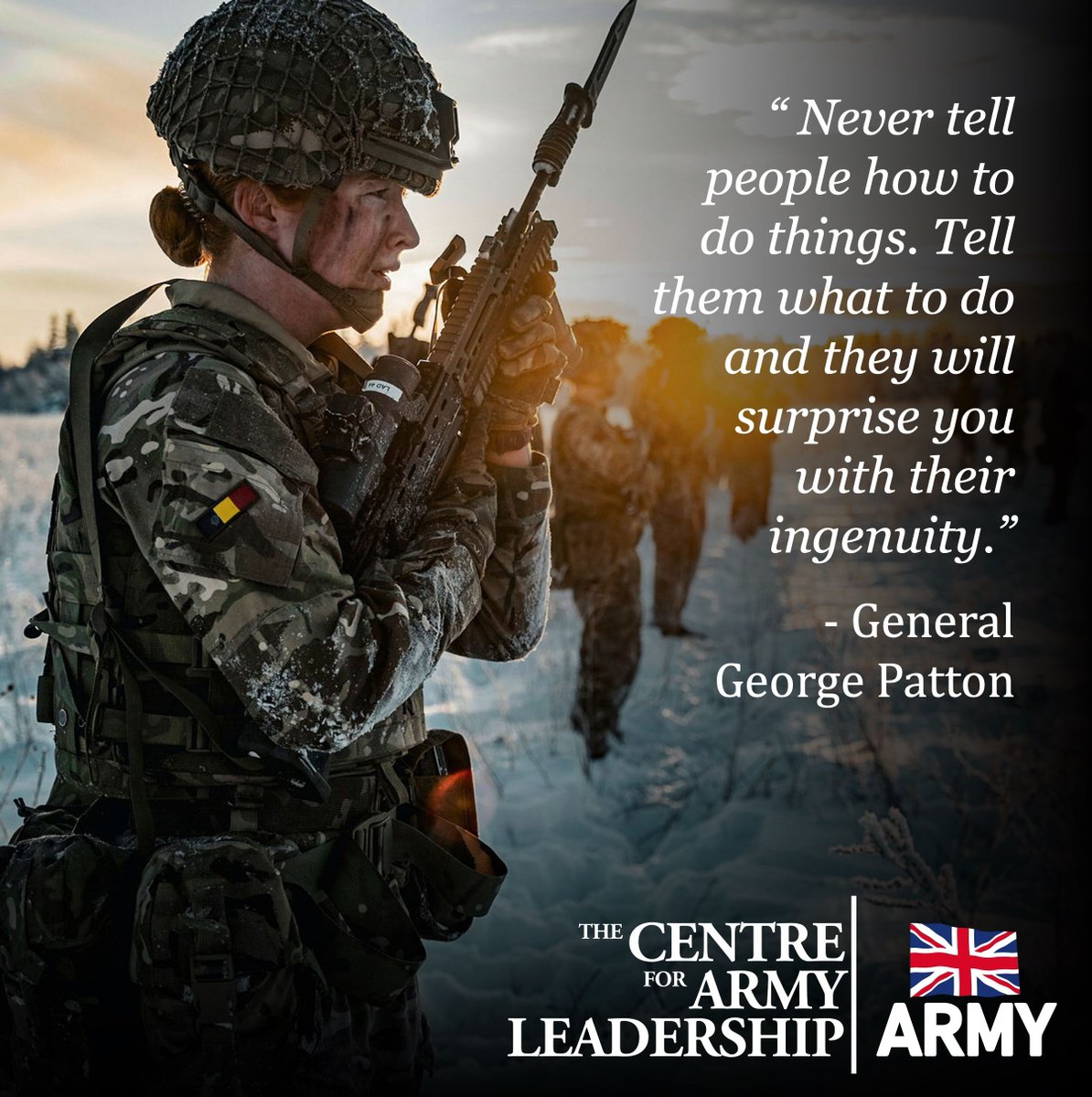 “ Never tell people how to do things. Tell them what to do and they will surprise you with their ingenuity.”

📝- General George Patton

#Leadership #Ingenuity