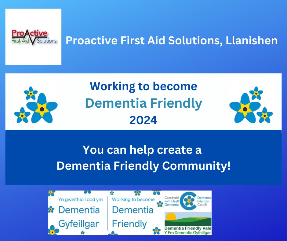 AgeFriendlyCDF's tweet image. Longyfarchiadauam i @Proactive1staids cymryd camau i fod yn fwy croesawgar a hygyrch i bobl sy&apos;n byw gyda dementia.
caerdydddealldementia.co.uk/dewch-yn-gyfai…
Congratulations to @Proactive1staid who have taken steps to become welcoming and accessible for people living with dementia.