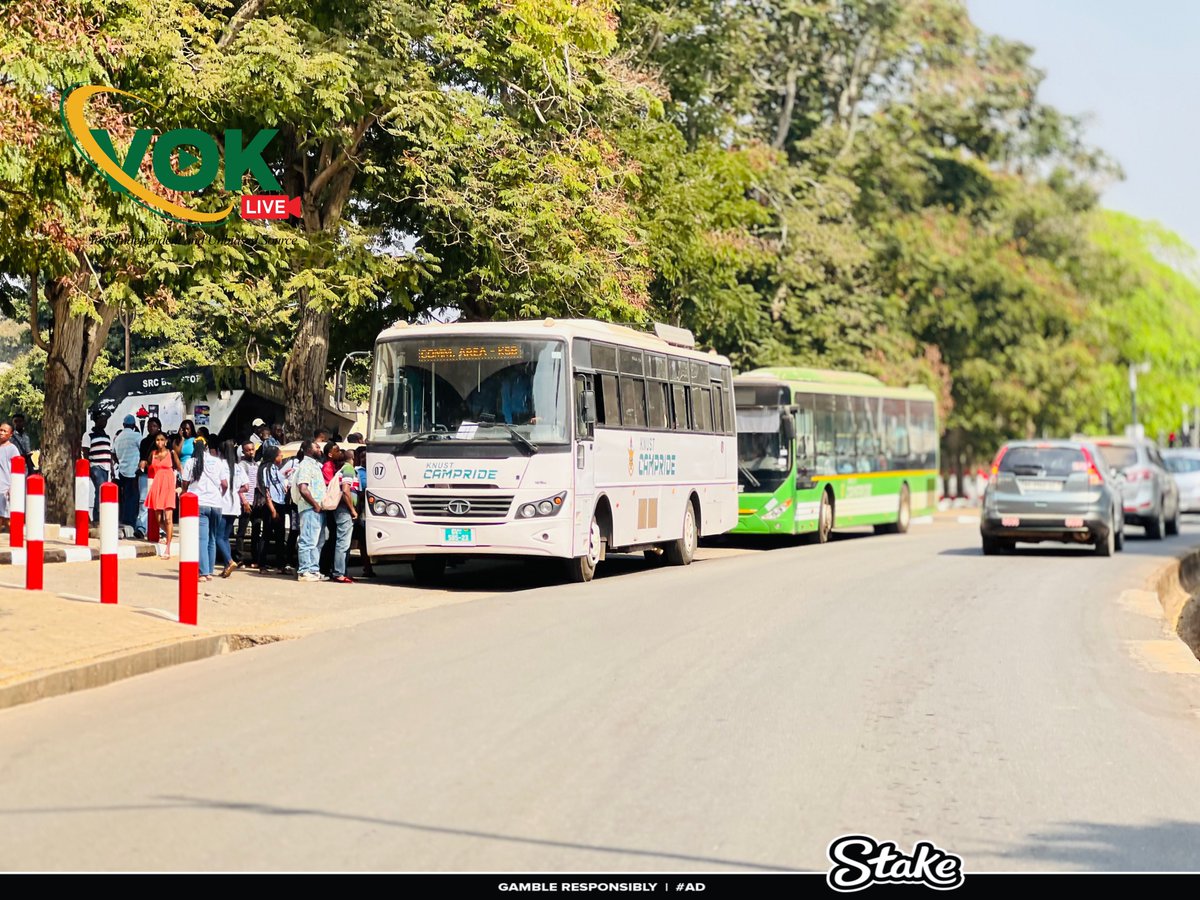 Thevokofficial's tweet photo. 📍📍ATTENTION STUDENTS📍📍

Why do you prefer to walk than board the KNUST Campride (Shuttle) ❓👀 https://t.co/gb1TfXaZ2z