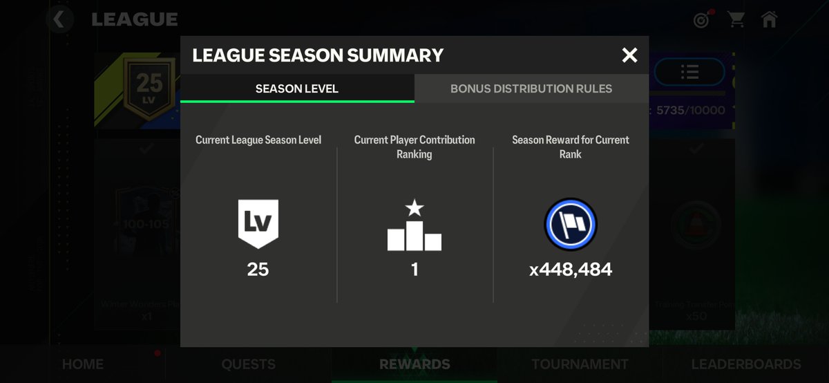 ContestedLand's tweet image. I GRINDED FC MOBILE ON 4 ACCOUNTS FOR LEAGUES SINCE THE REWARDS WERE SO GOOD, SPENT LIKE 60 HRS DOING QUESTS

REWARDS WERE SHOWING 448K YESTERDAY AS IT SHOULD, NOW ITS AT 18K FOR SOME REAZON

#FCMobile @EASFCMOBILE @FirstHalfYT 

WTF EA