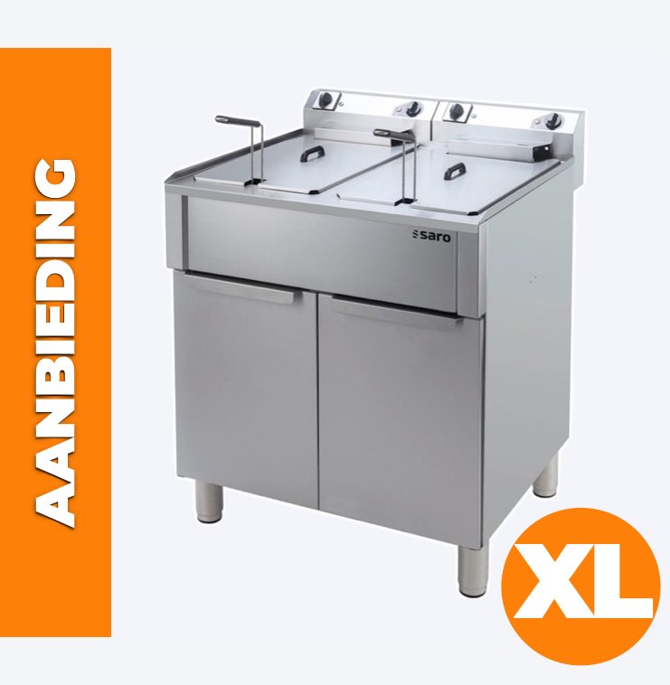 #FRITEUSE van #SARO met een kleiner prijskaartje ‼️ Keuze uit 1x 10, 1x 20, 2x 10 en 2x 20 liter.

#HorecaXL maakt #friteuses betaalbaar ➡️ horecaxl.com/horecadeals/sa…

#horeca #apparatuur #leasen #keukenapparatuur #nederland #belgie #leasing