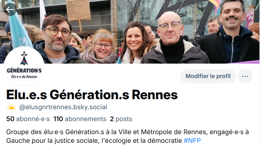 Nous estimons que X est devenu dangereux pour les démocraties, instrumentalisé dans l’algorithme par Elon Musk à des fins politiques. En lien avec la majorité municipale, nous faisons le choix de suspendre notre compte. Retrouvez nous sur Bluesky : @elusgnrtrennes.bsky.social