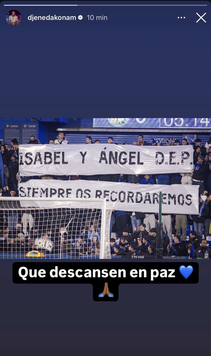 Sp_Getafe's tweet photo. 🕊️💙 Isabel y Ángel. https://t.co/WjoEbhBhEd