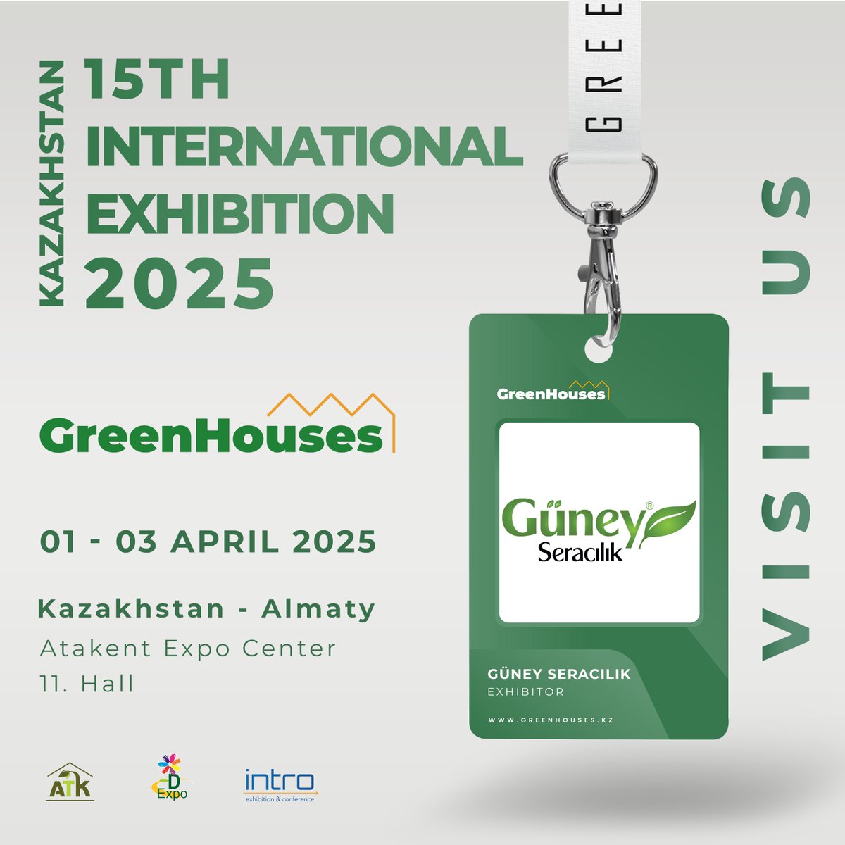 intro_fair's tweet image. 1-3 Nisan 2025 tarihleri arasında Kazakistan’ın Almatı şehrinde gerçekleşecek olan GreenHouses Expo Kazakistan Fuarımızda “GÜNEY SERACILIK” aldı!

#ıntrofair #IntroExhibitionConference #GreenhousesExpo2025 #kazakistanserafuarı #serafuarı2025 #greenhousesexpo2025 #almatı #fair