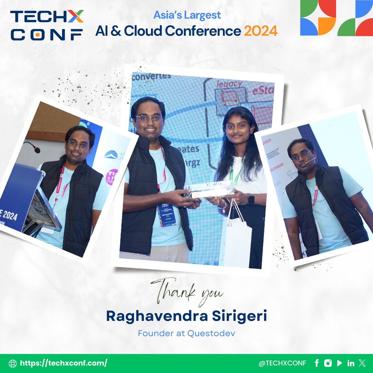 TechXConf (@techxconf) on Twitter photo ๐ Gratitude to <a href="/raghavendra018/">raghavendra sh</a> for sharing your valuable insights at #TechXConf2024! Your presence truly enriched the experience for everyone involved. ๐
Weโre eagerly looking forward to hosting you again at #TechXConf2025. Here's to another inspiring journey together! ๐ก ๐ Gratitude to <a href="/raghavendra018/">raghavendra sh</a> for sharing your valuable insights at #TechXConf2024! Your presence truly enriched the experience for everyone involved. ๐
Weโre eagerly looking forward to hosting you again at #TechXConf2025. Here's to another inspiring journey together! ๐ก