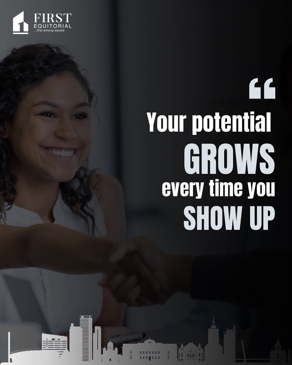Firstequitorial's tweet photo. Dear investors, it’s another week to yet take actions to reach your full potential! Do not sleep on that which you can improve upon. Growth happens to those who strive. Choose to strive and do so excellently!
Happy New Week! 

#mondaymotivation #mondays #monday #RealEstateTrends https://t.co/Vzk7Qvrlc7