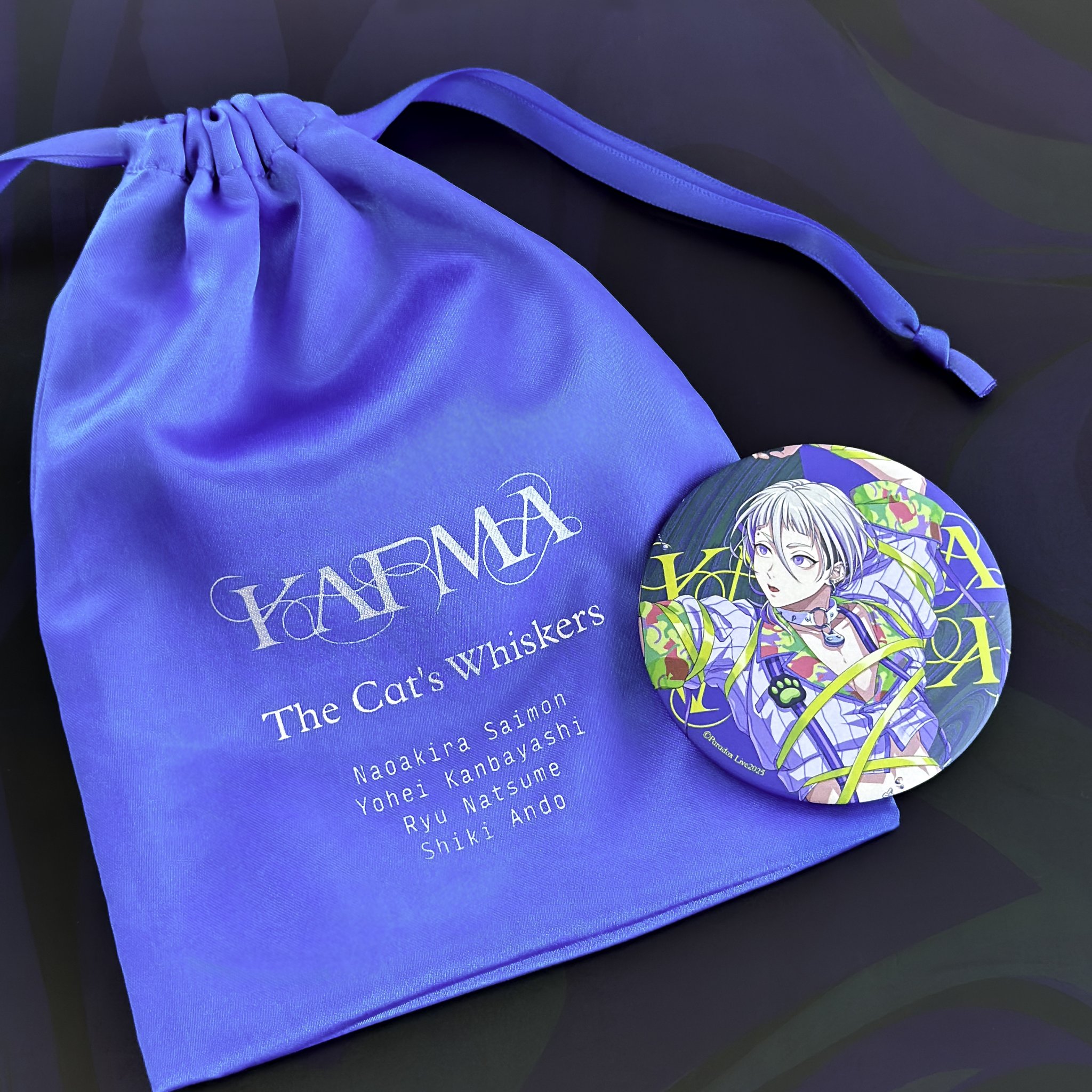 パラライ KARMA リュウ 缶バッジ セット（グッズ-バッチ