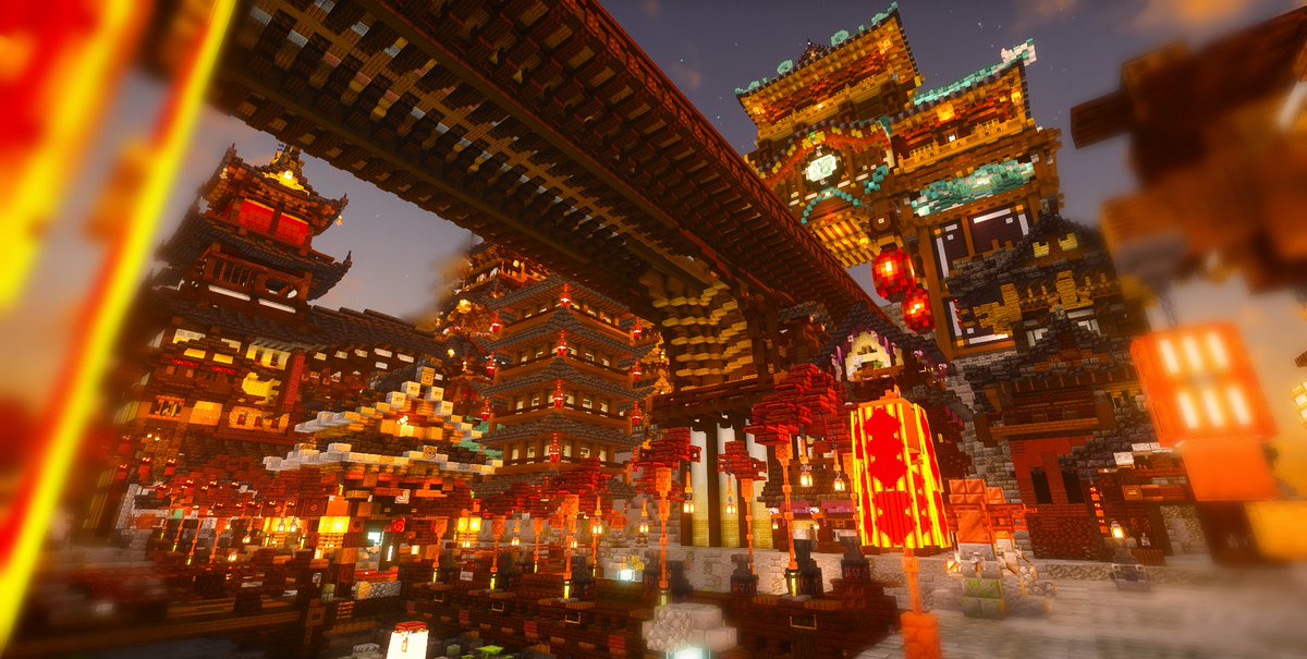 Kinoko476022's tweet photo. マイクラ建築//和風街。鉄道橋
#minecraft建築コミュ
#Minecraftbuilds 
#マインクラフト
#波鯖 https://t.co/UtYm7HtSYh