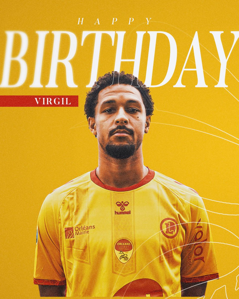 🐝 𝗛𝗮𝗽𝗽𝘆 𝗕𝗶𝗿𝘁𝗵𝗱𝗮𝘆 𝗩𝗶𝗿𝗴𝗶𝗹  🎂

💛❤️ En ce lundi 20 janvier, on souhaite un joyeux anniversaire à notre défenseur, Virgil Theresin 🎉🎊

#TeamUSO 🟡🔴