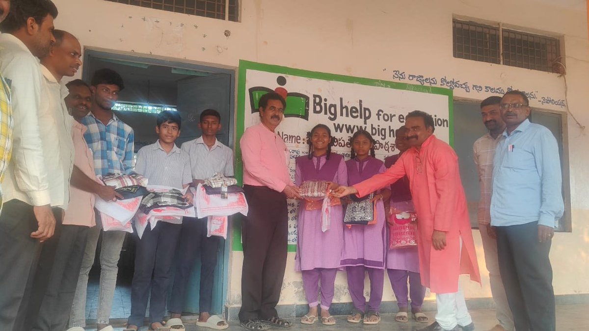 bighelp's tweet image. #Bighelp For #Education Presented the Civil Dresses tothe students at Z.P.high  School, Dachepalli vill &amp;amp; Mdl, Palnadu Dist of AP on 09th January 2025 as part of the #Sponsor-A-Child program.
More details
Our Website: bighelp.org