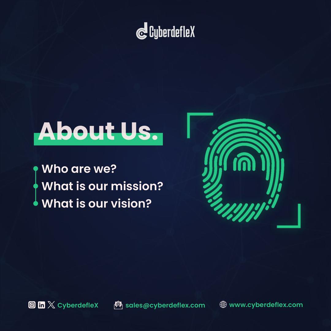 We're excited to introduce CyberDeflex, a forward-thinking cybersecurity company dedicated to addressing Nigeria's growing need for robust digital security.