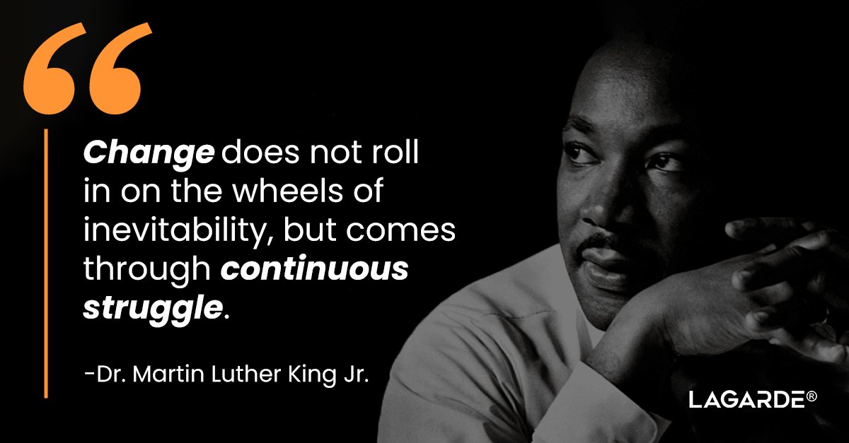 Dr. Martin Luther King Jr. famously said, "If you can't fly then run, if you can't run then walk, if you can't walk then crawl, but whatever you do, you have to keep moving forward."

Wishing everyone a peaceful and reflective day. #MLK #MLKDay2025 #Change