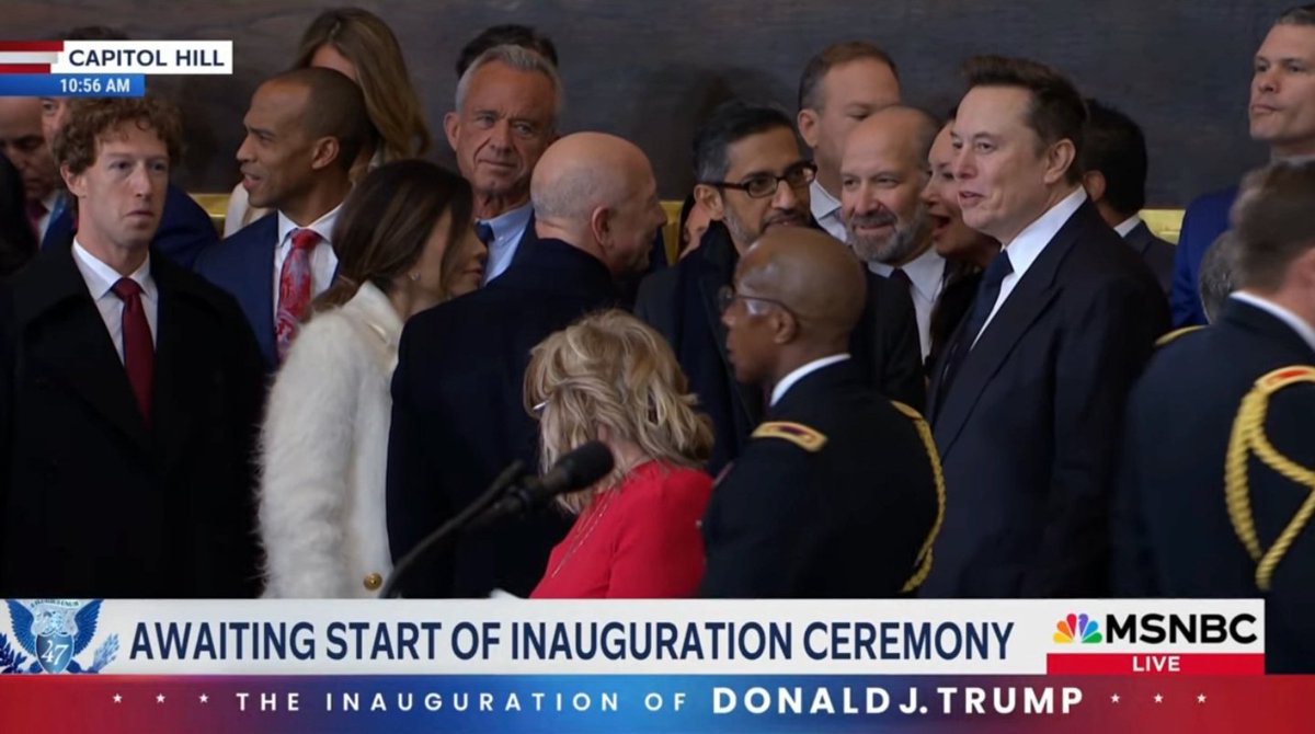 Today is not an inauguration.

It's the official installation of the Oligarchy of the United States.