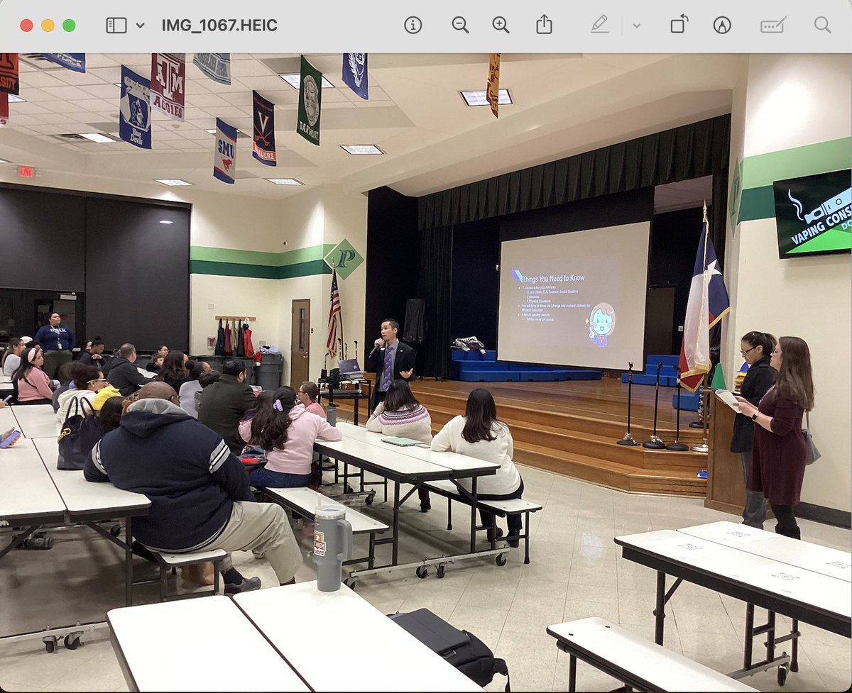 MiMocounselor's tweet photo. Thank you to Reagan Middle School, GPFAA, Sallye Moore, and GPCI for speaking to our 5th grade parents about middle school life. @GPISDCounseling https://t.co/O6rCZqQaMz