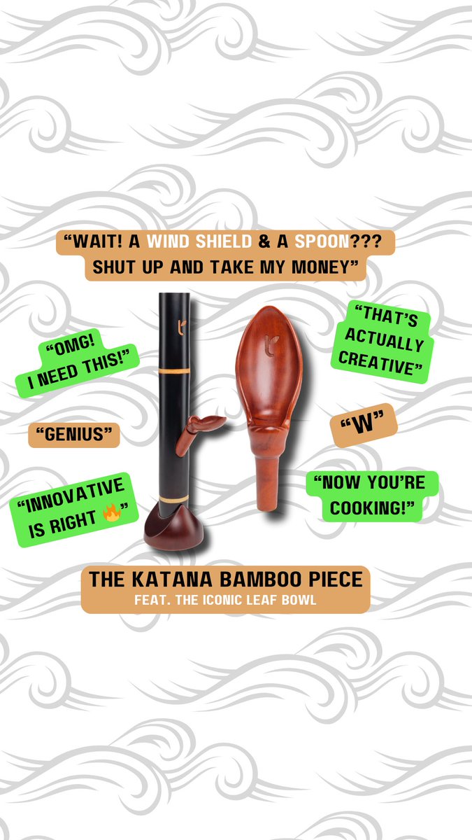 We appreciate everyone leaving us such positive comments on our KATANA bamboo piece 

Shop TERRATOKES.com &amp; use code: 15TOKES to save 15% now at checkout 🔥 

#shop #products #420 #CannabisCommunity