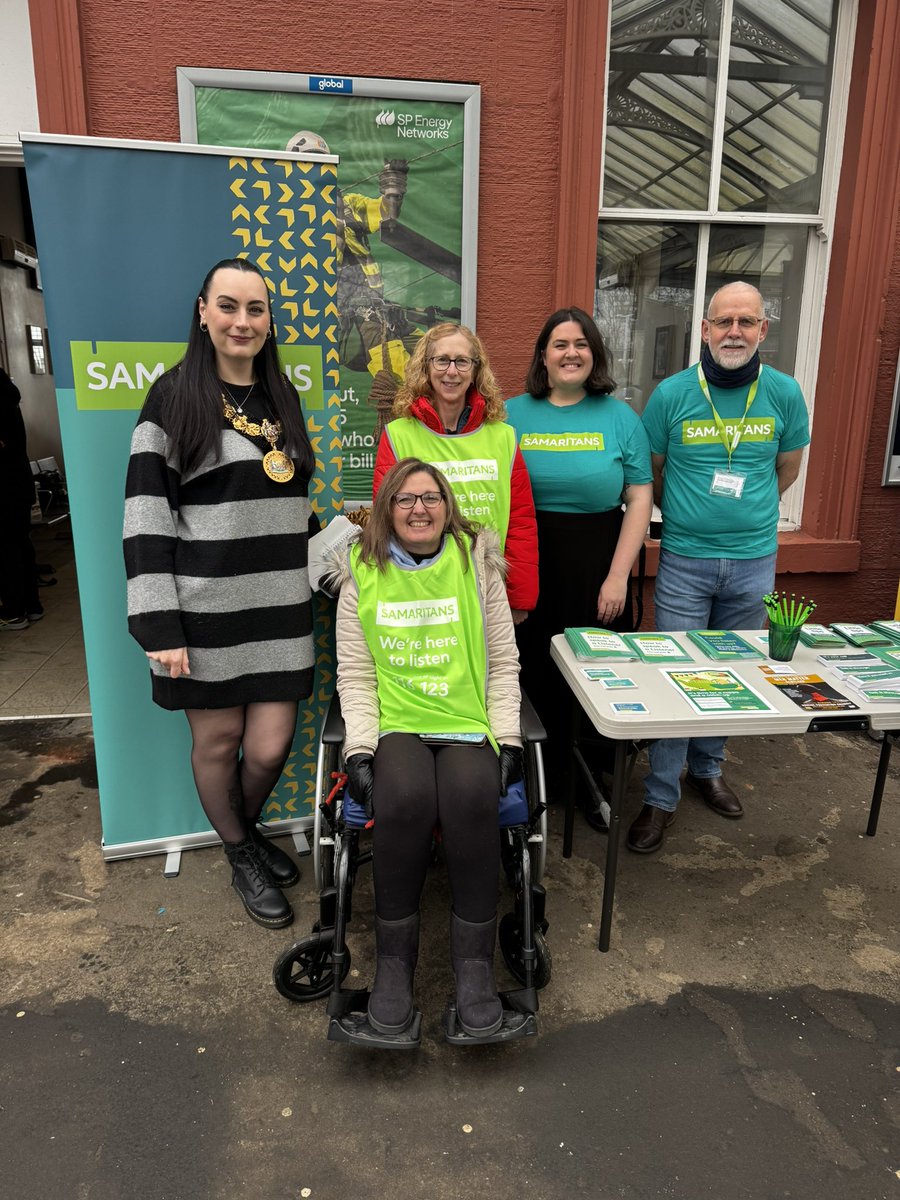 AyrshireSams's tweet photo. A massive thank you to East Ayrshire provost, Claire Leitch and MSP Willie Coffey for joining us today at our #BrewMonday event in Kilmarnock Train Station! https://t.co/Red5TZWyWD
