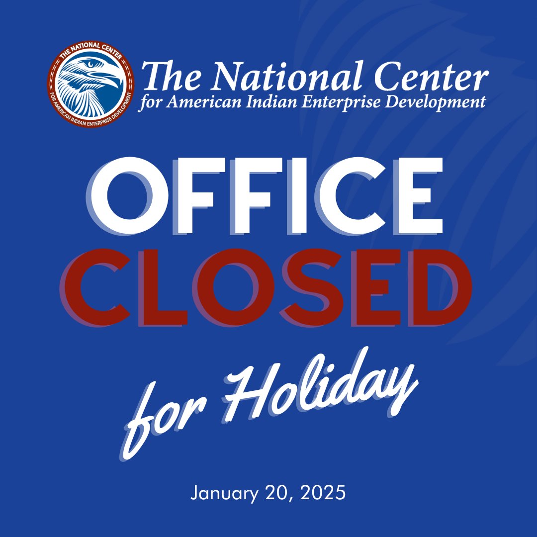 Our office is closed today in honor of the life, legacy, and service of Dr. Martin Luther King, Jr.

Visit us anytime at ncaied.org

#MLKDay #NCAIED #OfficeClosed