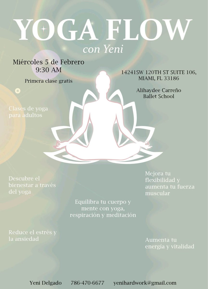 YOGACONYENI's tweet photo. Relajar el cuerpo y la mente no es una opción, es una obligación 😁🕉🧘‍♀️. Repite conmigo: Yo me quiero y me cuido🙏... Repite de nuevo
Repite de nuevo... 👌😊
https://t.co/SXyvsD9Bv3
#yogaconyeni
#yogaflow
#meditatation
#yogatime https://t.co/M8JlzAgZrN